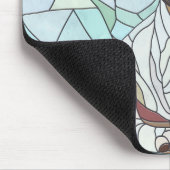 Tapis De Souris Chien de taureau français mignon - mosaïque pastel (Coin)