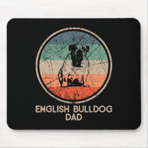 Tapis De Souris Chien de taureau - Vintage anglais Chien de taurea