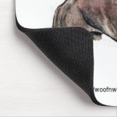 Tapis De Souris Chien de taureaux français ! (Coin)