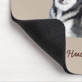 Tapis De Souris Chien de traîneau sibérien beau Mousepad (Coin)