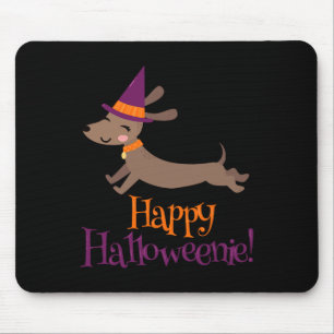 Tapis De Souris Chien de Vienne Halloween squelette amateur de Dac
