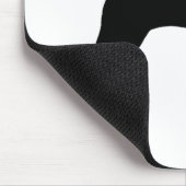 Tapis De Souris Chien de Weimaraner (dans le noir) (Coin)