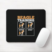 Tapis De Souris Chien d'entraînement beagle (Avec souris)