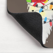 Tapis De Souris Chien des Pyrénées Noël Lumière Noël Maman Papa (Coin)