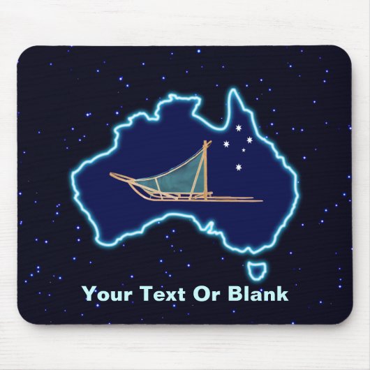 Tapis De Souris Chien descendu sous la traîne (Devant)