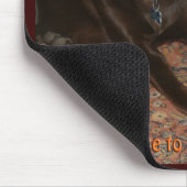 Tapis De Souris Chien d'Halloween avec dent sucrée (Coin)