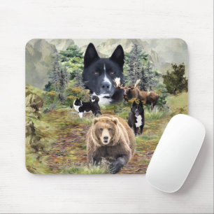 Tapis De Souris Chien d'Ours de Carélie