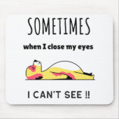 Tapis De Souris Chien drôle (Devant)