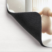 Tapis De Souris Chien et femme aux portes célestes (Coin)