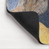 Tapis de souris chien et orange (Coin)