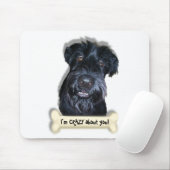 Tapis De Souris Chien et os fous (Avec souris)