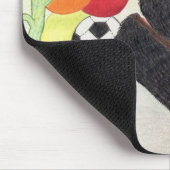 Tapis de souris chien et tomates (Coin)