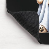 Tapis De Souris Chien fantôme d'Halloween (Coin)