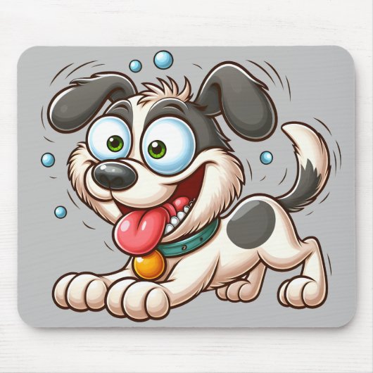 Tapis De Souris Chien Fou (Devant)