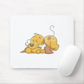 Tapis De Souris Chien heureux avec des T-shirts et des cadeaux (Avec souris)