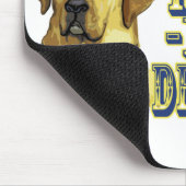Tapis De Souris Chien jaune loyal Démocrate Mousepad (Coin)