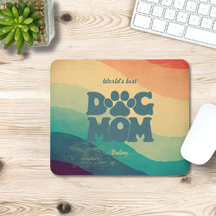Tapis De Souris Chien Maman Retro Super Personnalisé