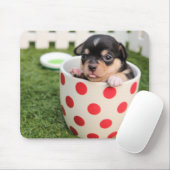 Tapis De Souris Chien mignon dans la tasse pour des enfants (Avec souris)