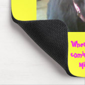 Tapis De Souris Chien Mousepad "vous manquant " (Coin)