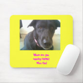 Tapis De Souris Chien Mousepad "vous manquant " (Avec souris)