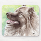 Tapis De Souris Chien Mousepads de Keeshond (Devant)