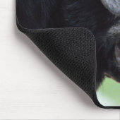 Tapis De Souris Chien noir de labrador retriever (Coin)