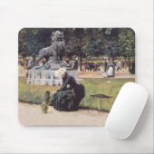 Tapis De Souris Chien Pékinois dans le Parc (Avec souris)