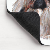 Tapis De Souris Chien Pékinois Debout (Coin)