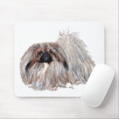 Tapis De Souris Chien Pékinois Debout (Avec souris)