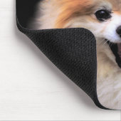 Tapis De Souris Chien Poméranien mignon riant (Coin)