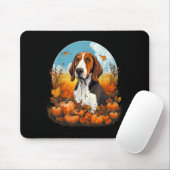 Tapis De Souris Chien Pompier Treeing Walker Coonhound Halloween (Avec souris)