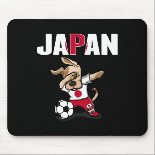 Tapis De Souris Chien qui fait dabbing Japon Maillot de supporters