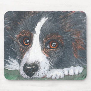 Tapis De Souris Chien réfléchi de border collie