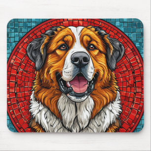 Tapis De Souris chien Saint-Bernard