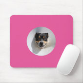Tapis De Souris Chien souriant drôle (Avec souris)