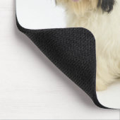 Tapis De Souris Chien sur blanc 104 (Coin)