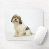 Tapis De Souris Chien sur blanc 104 (Avec souris)