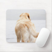 Tapis De Souris Chien sur quai (Avec souris)