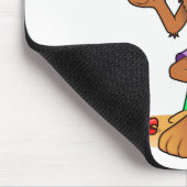Tapis De Souris Chien surfeur (Coin)