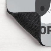 Tapis De Souris Chien-taureau français mignon avec nom personnalis (Coin)