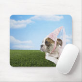 Tapis De Souris Chien taureau princesse chienne (Avec souris)