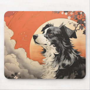 Tapis De Souris Chien Ukiyo-e