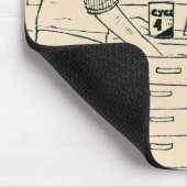 Tapis De Souris Chien vieillissant (Coin)