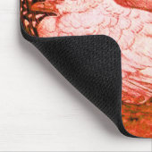 TAPIS DE SOURIS CHIENS BLANCS EN ROUGE (Coin)