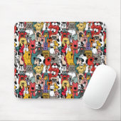 Tapis De Souris Chiens Colorés Drôles (Avec souris)