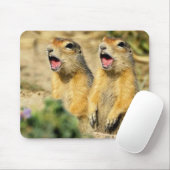 Tapis De Souris Chiens de prairie de chant (Avec souris)