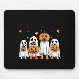 Tapis De Souris Chiens d'Halloween vibrations effrayantes