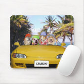 Tapis De Souris Chiens drôles Cruisin (Avec souris)