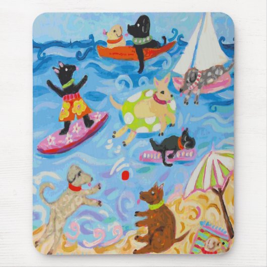 Tapis De Souris Chiens drôles Mousepad (Devant)