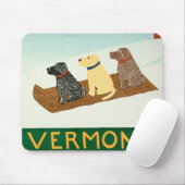 Tapis De Souris Chiens du Vermont Mousepad - Stephen Huneck (Avec souris)